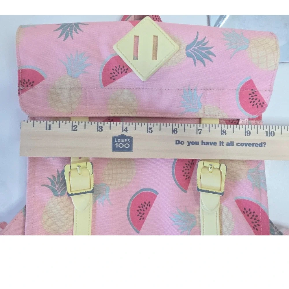 Herschel‎ Supply Co Survey Kids Backpack Pink Watermelon Pineapple Fruit Print